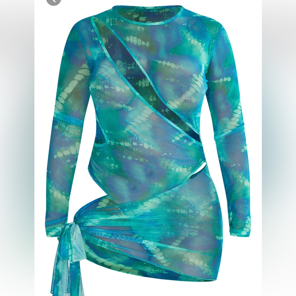 PLT Xs mesh dress
Fit - small 
Never worn